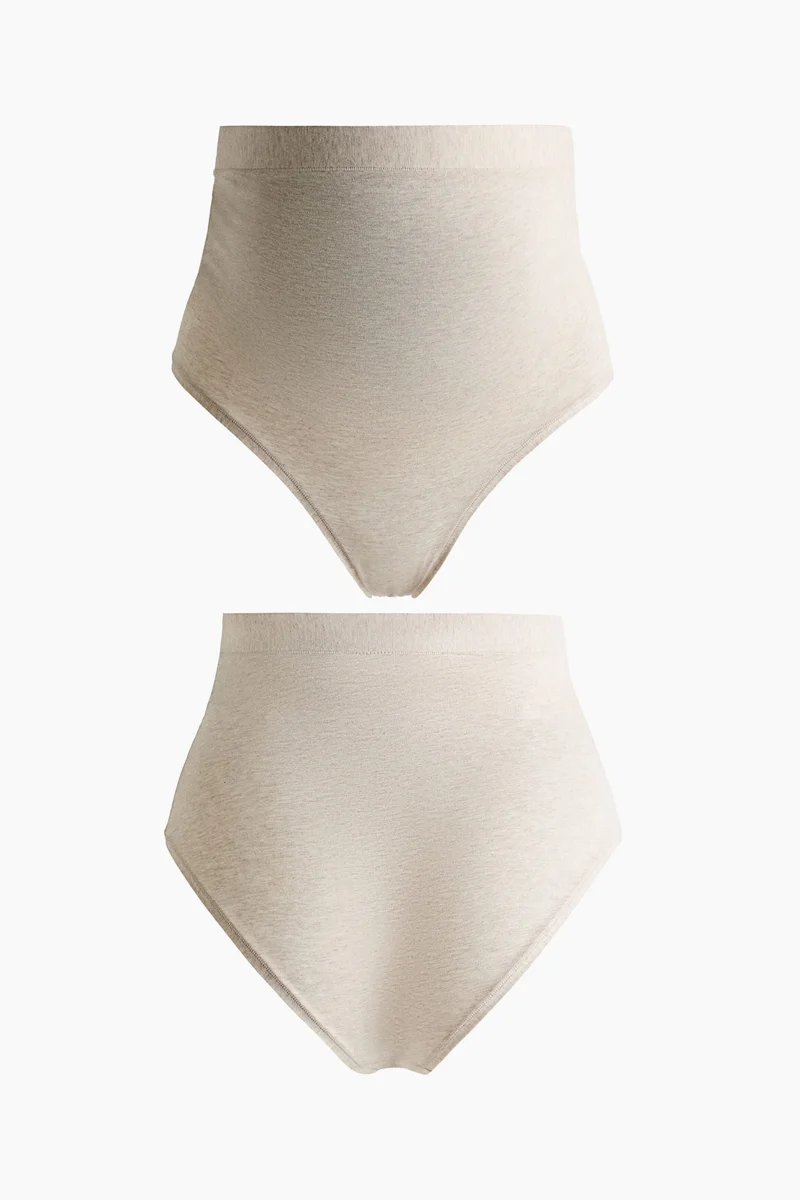 H&M MAMA 2-pack High Waist Cotton briefs